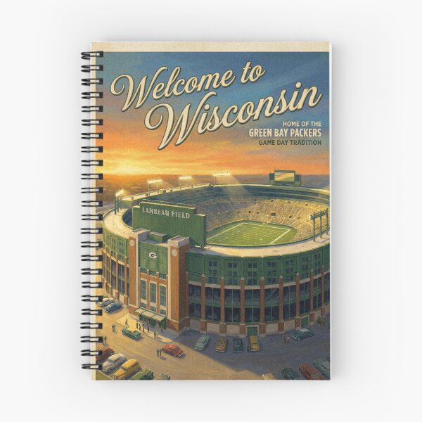 Item preview, Welcome to Wisconsin Lambeau Field Game Day Dawn Poster designed and sold by Cozy-Old-Pub.