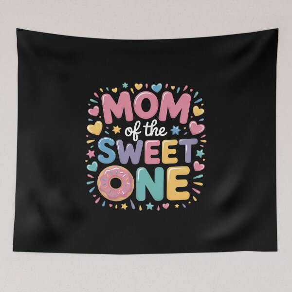 Item preview, Mom Of The Sweet One 1st Birthday Donut Bday Party  designed and sold by IdunayaStore.