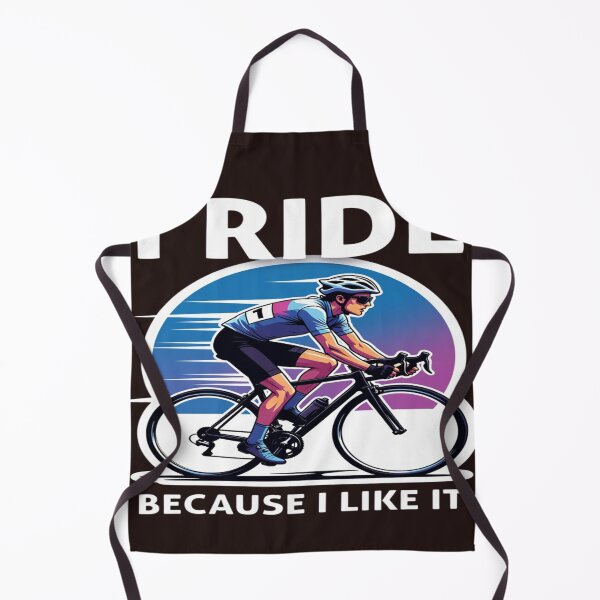 Item preview, I Ride Because I Like It – Cycling Motivation T-Shirt & Sticker Design designed and sold by Sushikidsntoddlers.