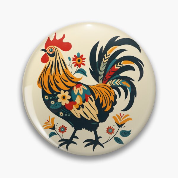 Item preview, Polish Flowers Rooster designed and sold by xiao xuans.