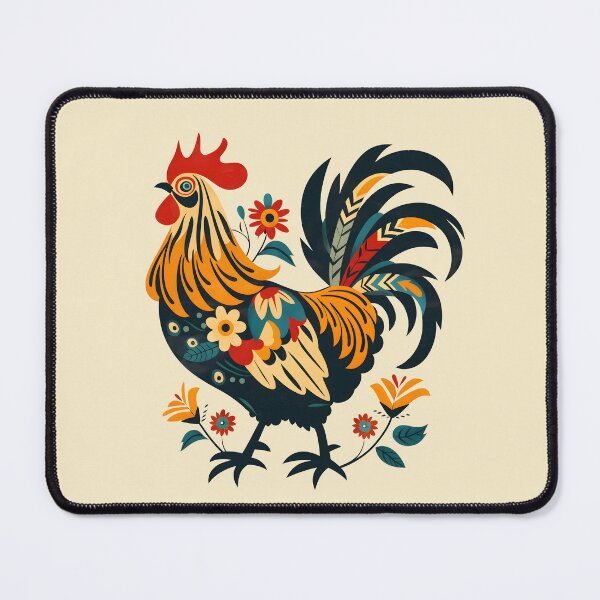 Item preview, Polish Flowers Rooster designed and sold by xiao xuans.