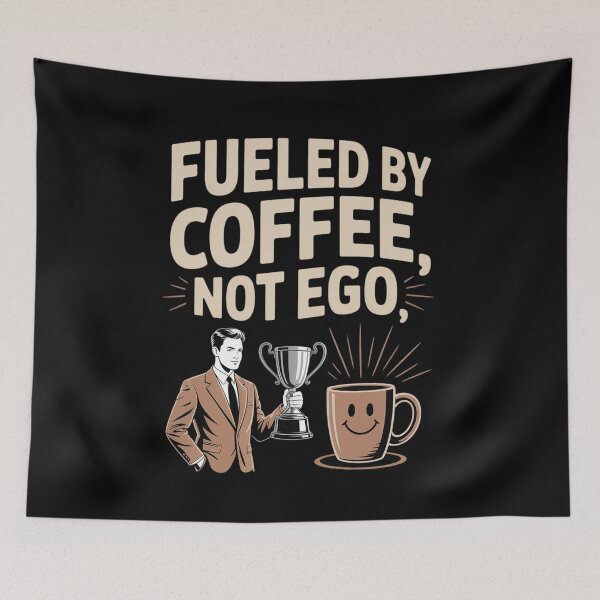 Item preview, Fueled by Coffee Not Ego - Corporate Team Spirit designed and sold by HORIZBoutique.