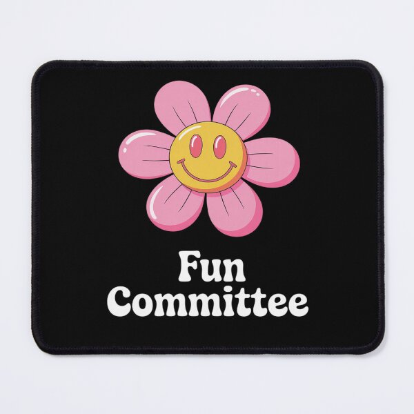 Item preview, Fun Committee with happy flower designed and sold by HORIZBoutique.