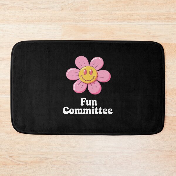 Item preview, Fun Committee with happy flower designed and sold by HORIZBoutique.