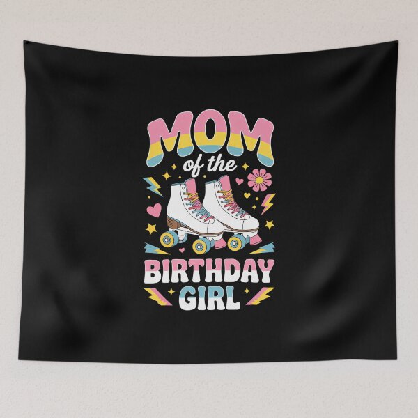 Item preview, Mom Of The Birthday Girl Rolling Skate Bday Family  designed and sold by IdunayaStore.