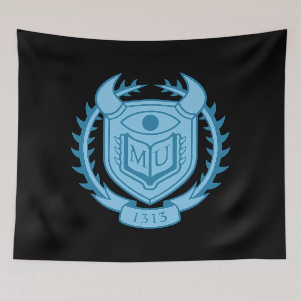 Item preview, Monsters University Blue Logo designed and sold by pedroindiano.