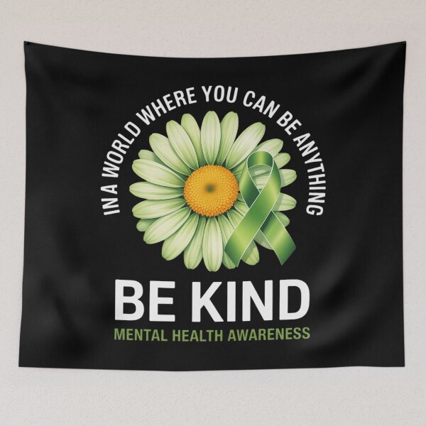 Item preview, Be Kind Daisy Flower Mental Health Awareness designed and sold by EllenJast.
