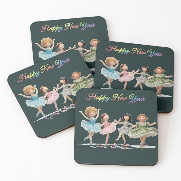 Item preview, Happy New Year – Joyful Dancing Dolls Celebration designed and sold by DroolWorthyUS.