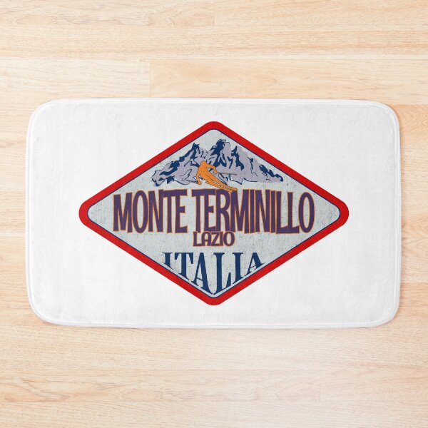 Item preview, Monte Terminillo, Lazio, Rieti, Italy, Italia, Vintage skiing badge design designed and sold by Wanderful-roads.