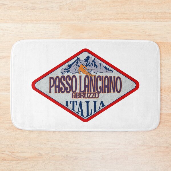 Item preview, Passo Lanciano, Abruzzo, Chieti, Italy, Italia, Vintage skiing badge design designed and sold by Wanderful-roads.
