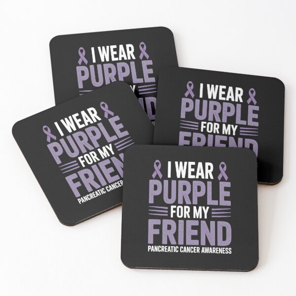 Item preview, I Wear Purple For My Friend Pancreatic Cancer Awareness designed and sold by catsdothingz.