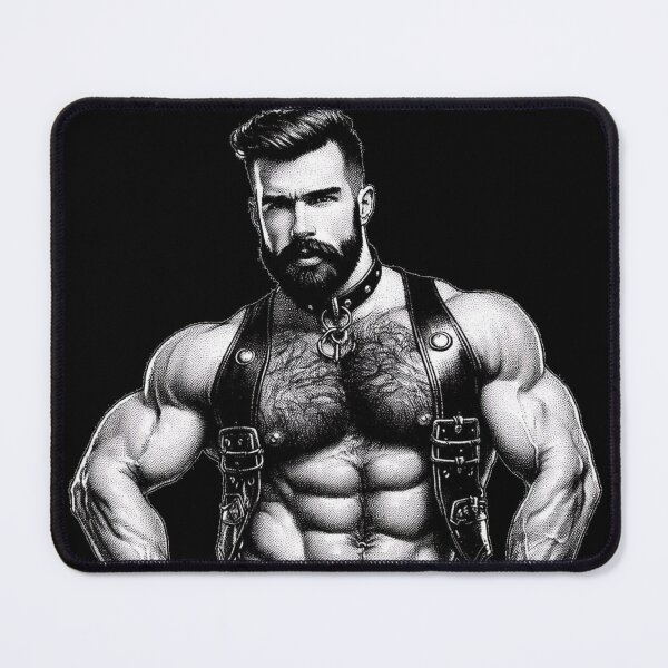 Item preview, Gay Leather Bar Pride Heat Berlin Pride Graphic Design designed and sold by ItsAKinkThing.
