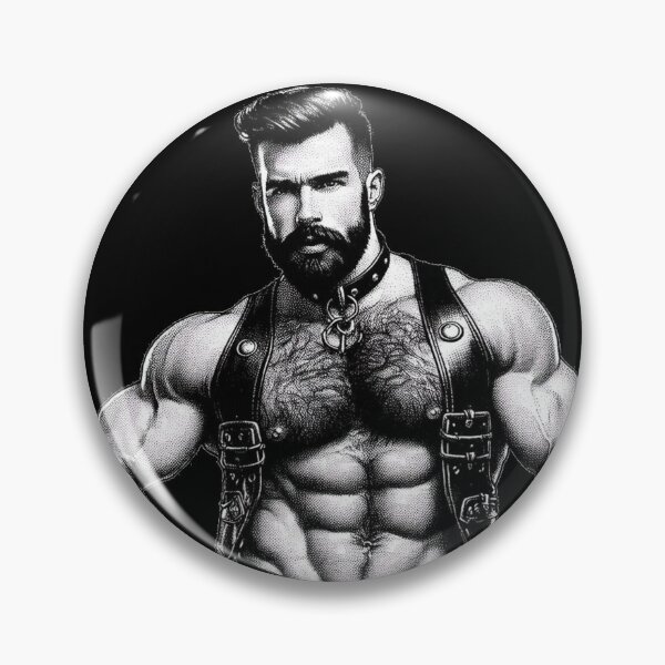 Item preview, Gay Leather Bar Pride Heat Berlin Pride Graphic Design designed and sold by ItsAKinkThing.