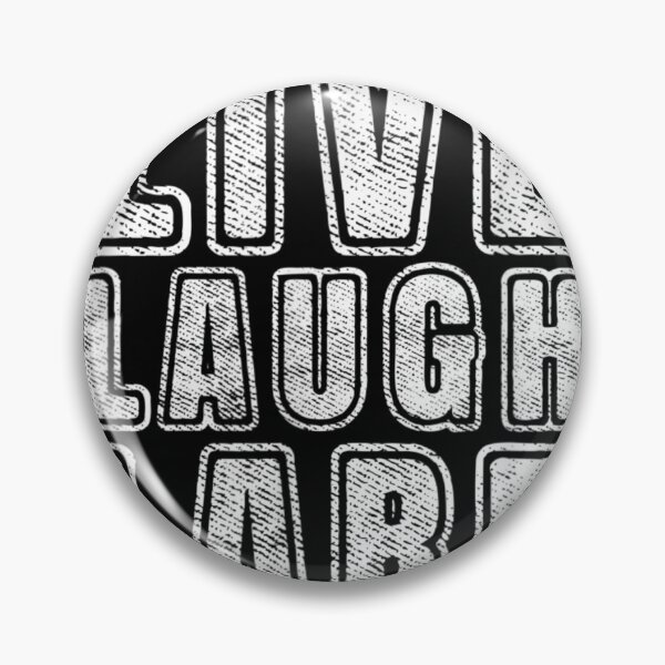 Item preview, Live Laugh Larp Funny Roleplay Quote Bold Typography Design designed and sold by HuserPiri.