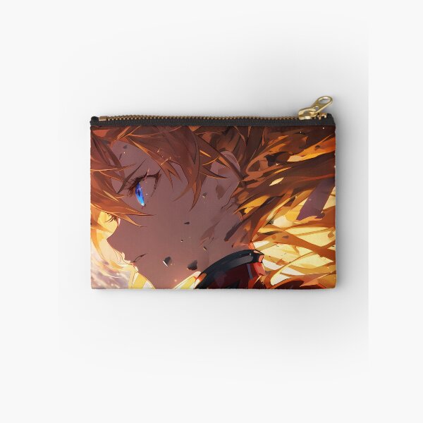 Item preview, Asuka Langley Soryu Neon Genesis Evangelion Fiery Anime Girl Explosive Aura designed and sold by Tokyonomad.