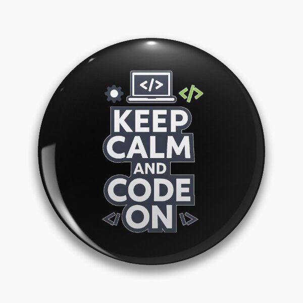Item preview, Keep Calm and Code On designed and sold by musthavewords.
