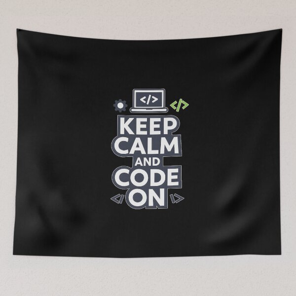 Item preview, Keep Calm and Code On designed and sold by musthavewords.