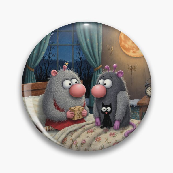 Item preview, Moonlight Bedtime Stories – Cozy Whimsical Night Illustration designed and sold by Whimsical Hug.
