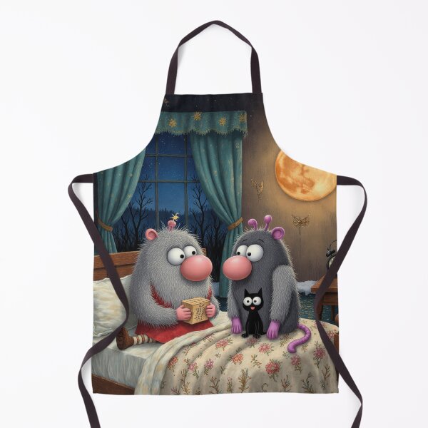 Item preview, Moonlight Bedtime Stories – Cozy Whimsical Night Illustration designed and sold by Whimsical Hug.
