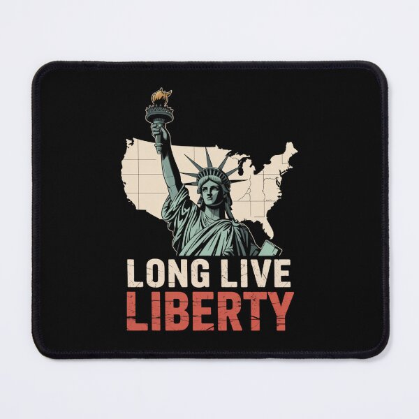 Item preview, Long Live Liberty - Statue of Liberty USA Map Design designed and sold by DarylWelsh2024.