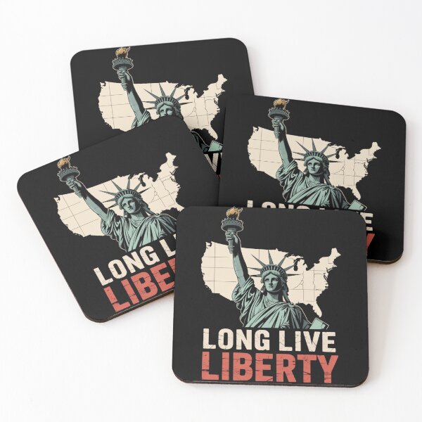 Item preview, Long Live Liberty - Statue of Liberty USA Map Design designed and sold by DarylWelsh2024.