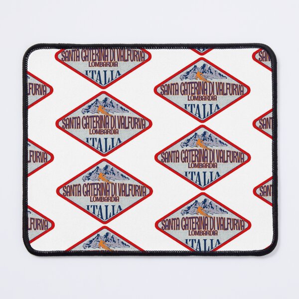 Item preview, Santa Caterina di Valfurva, Lombardia, Sondrio, Italy, Italia, Vintage skiing badge design designed and sold by Wanderful-roads.
