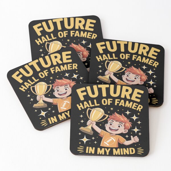 Item preview, Future Hall of Famer Football Humor Kid Trophy designed and sold by FluoroWave.