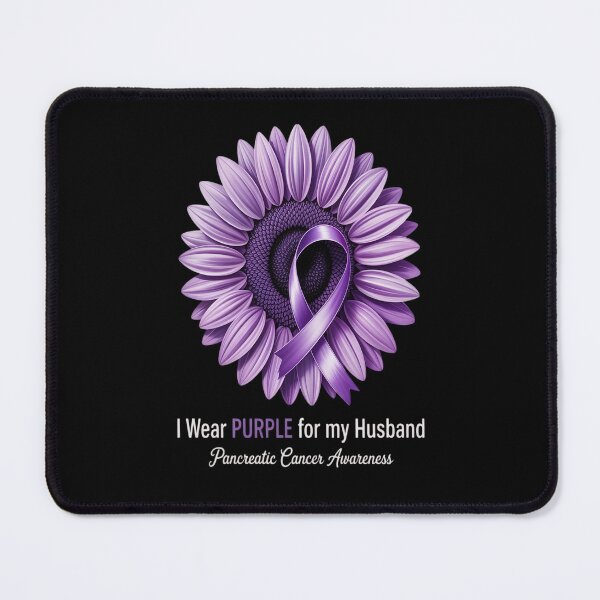 Item preview, I Wear Purple For My Husband Pancreatic Cancer Awareness designed and sold by catsdothingz.