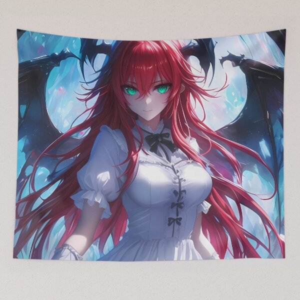 Item preview, Rias Gremory High School Dxd Moonlit Anime Girl Waifu Dark Fantasy Aura designed and sold by Tokyonomad.