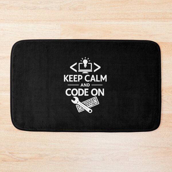 Item preview, Keep Calm and Code On designed and sold by musthavewords.