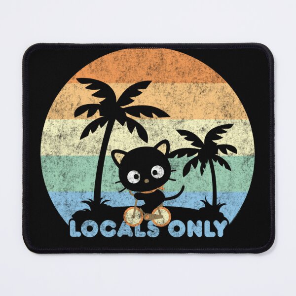 Item preview, Cute Black Cat Cycling Retro Sunset Local Only Illustration designed and sold by Nannythenimfa.