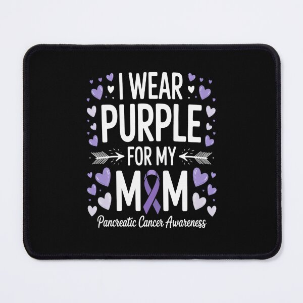 Item preview, I Wear Purple For My Mom Mother Pancreatic Cancer Awareness designed and sold by catsdothingz.