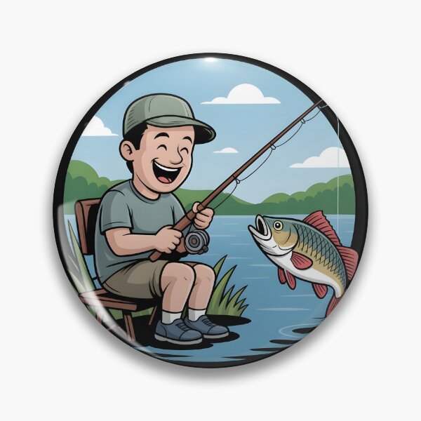 Item preview, Funny Feeder Fishing Catroon Angler Shirt designed and sold by Viktorio Art Shop.