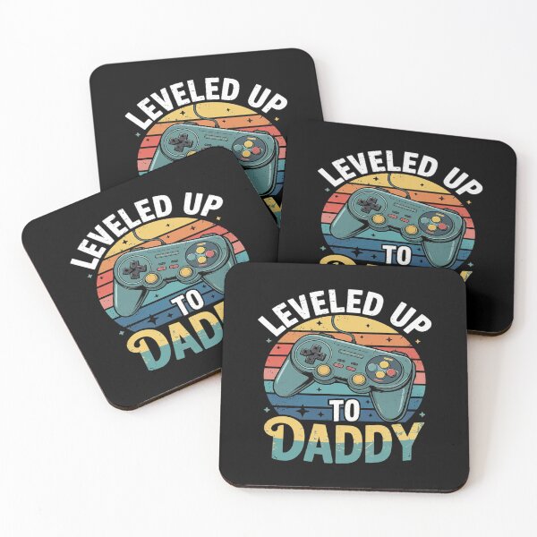 Item preview, I Leveled Up To Dad Promoted To Daddy Soon To Be Father  designed and sold by RsFilsingerArt.
