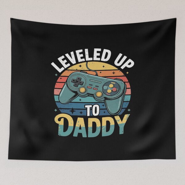 Item preview, I Leveled Up To Dad Promoted To Daddy Soon To Be Father  designed and sold by RsFilsingerArt.