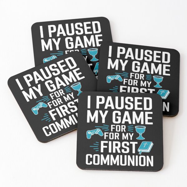 Item preview, I Paused My Game For My First Communion  designed and sold by RoyTill0Art.
