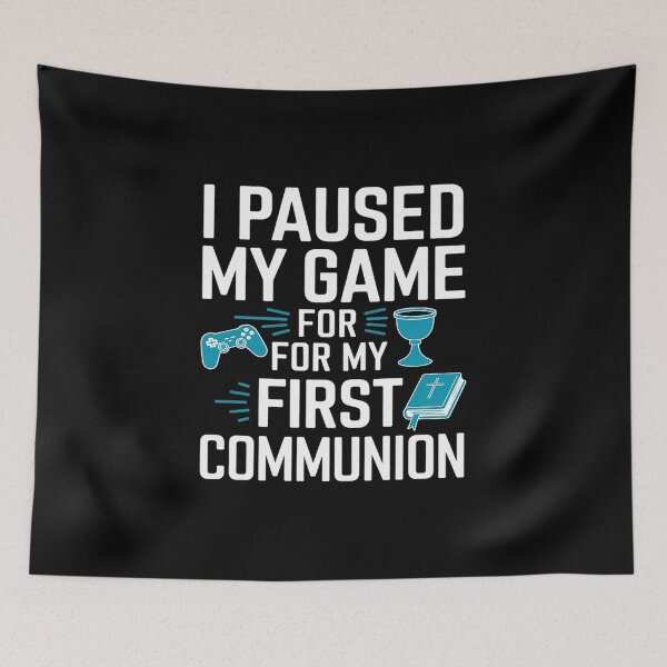 Item preview, I Paused My Game For My First Communion  designed and sold by RoyTill0Art.