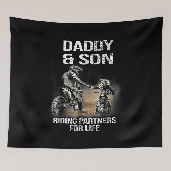 Item preview, Daddy and Son Dirt Bike Riding Partners For Life designed and sold by Nannythenimfa.