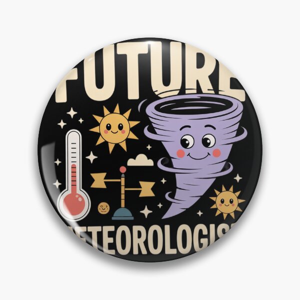 Item preview, Future Meteorologist Storm Chaser Weather Scientist Kids designed and sold by FluoroWave.
