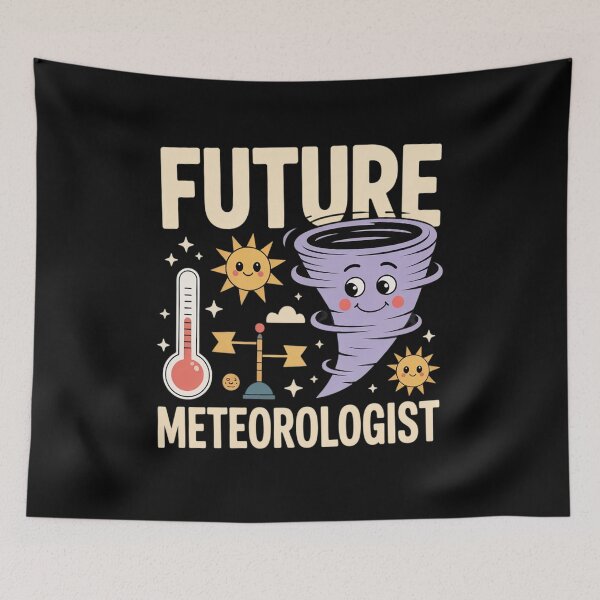 Item preview, Future Meteorologist Storm Chaser Weather Scientist Kids designed and sold by FluoroWave.