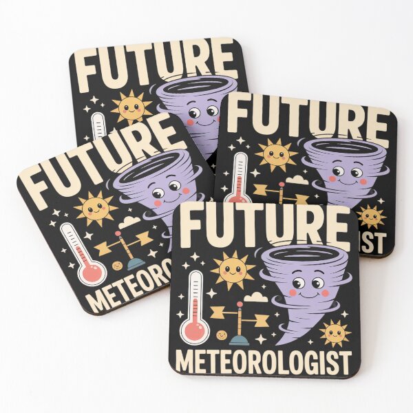 Item preview, Future Meteorologist Storm Chaser Weather Scientist Kids designed and sold by FluoroWave.