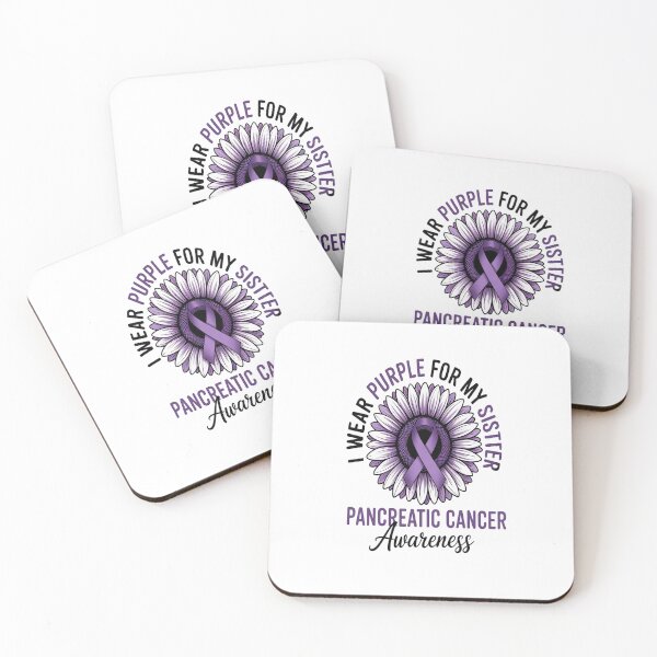 Item preview, I Wear Purple For My Sister Pancreatic Cancer Awareness designed and sold by catsdothingz.