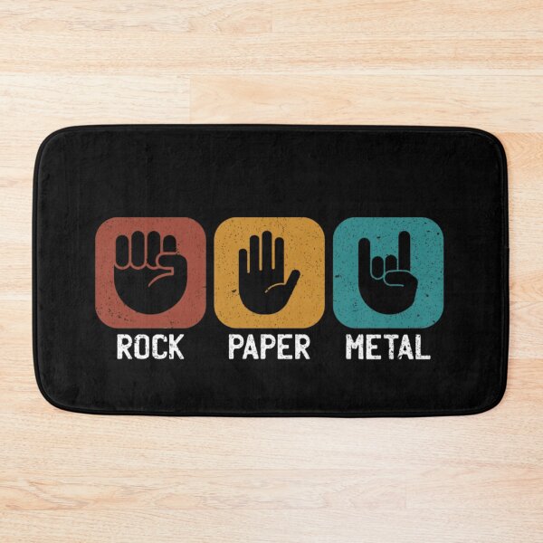 Item preview, Rock Paper Metal Funny Hand Gesture Minimal Icon Design designed and sold by Nannythenimfa.