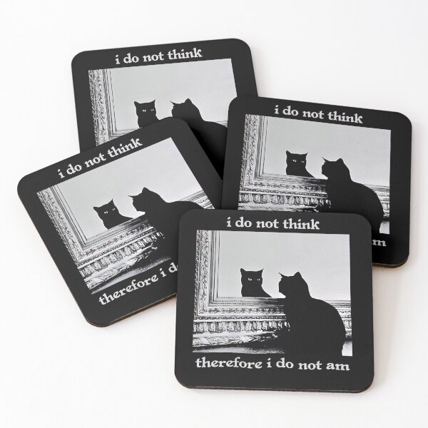 Item preview, I Do Not Think Therefore I Do Not Am Funny designed and sold by Nonvacant.