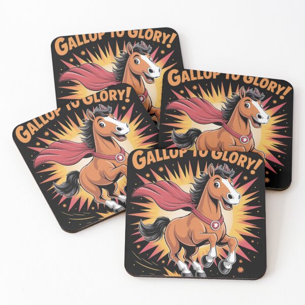 Item preview, Gallop to Glory Horse Superhero designed and sold by FluoroWave.