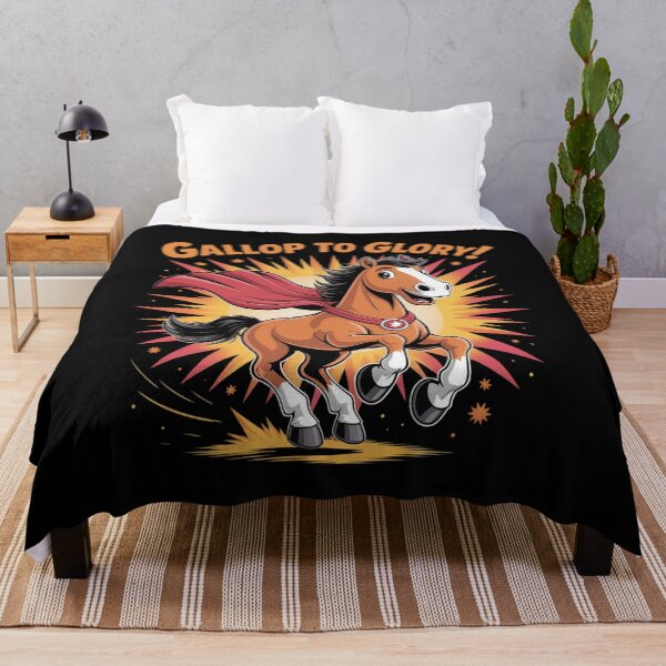 Item preview, Gallop to Glory Horse Superhero designed and sold by FluoroWave.