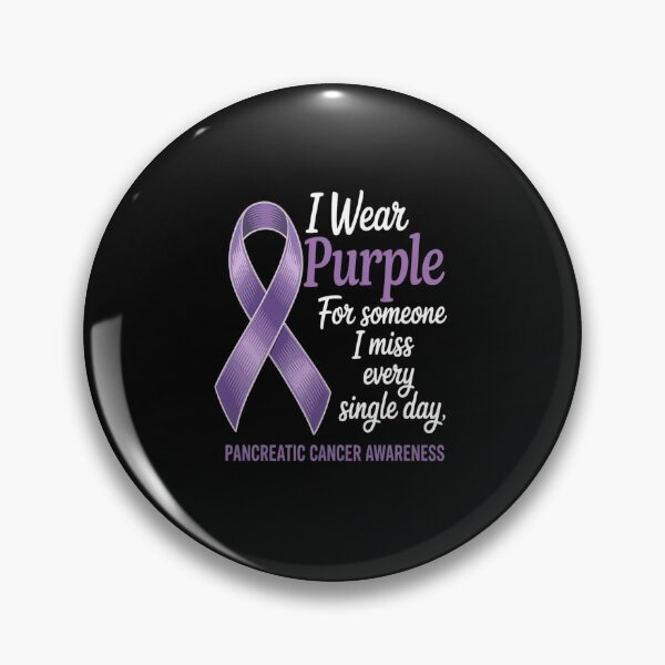 Item preview, I Wear Purple For Someone I Miss Pancreatic Cancer Awareness designed and sold by catsdothingz.