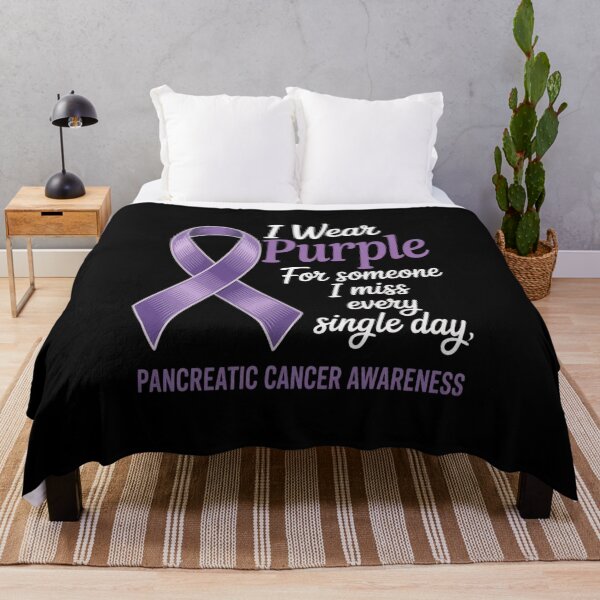 Item preview, I Wear Purple For Someone I Miss Pancreatic Cancer Awareness designed and sold by catsdothingz.