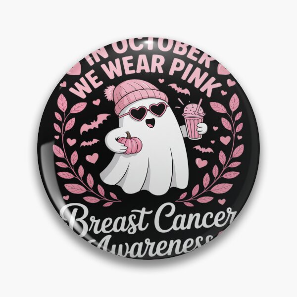 Item preview, In October We Boo Wear Pink Breast Cancer Awareness Halloween designed and sold by Rackaam.