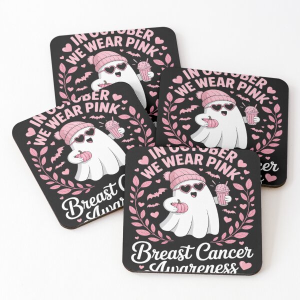 Item preview, In October We Boo Wear Pink Breast Cancer Awareness Halloween designed and sold by Rackaam.